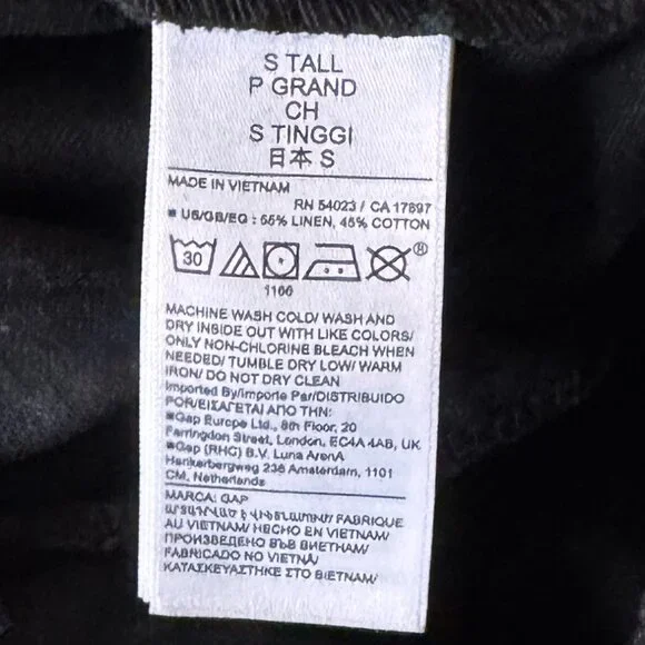 Gap High-rise Linen Blend Pants - Picture 9 of 9